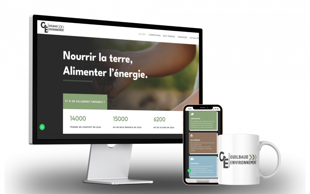 Nouveau logo, nouveau site web : Guilbaud Environnement fait peau neuve !
